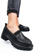 MOCASINI NEGRI PIELE NATURALA IPCBM012