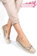 Mocasini bej sidef piele naturala 1pc24