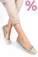 Mocasini bej sidef piele naturala 1pc24
