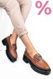 Mocasini brown piele naturala ipcbm021