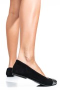 BALERINI BLACK SILVER PIELE NATURALA INTOARSA 1PC06