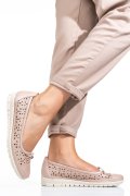 MOCASINI ROZ PIELE NATURALA 1PC24