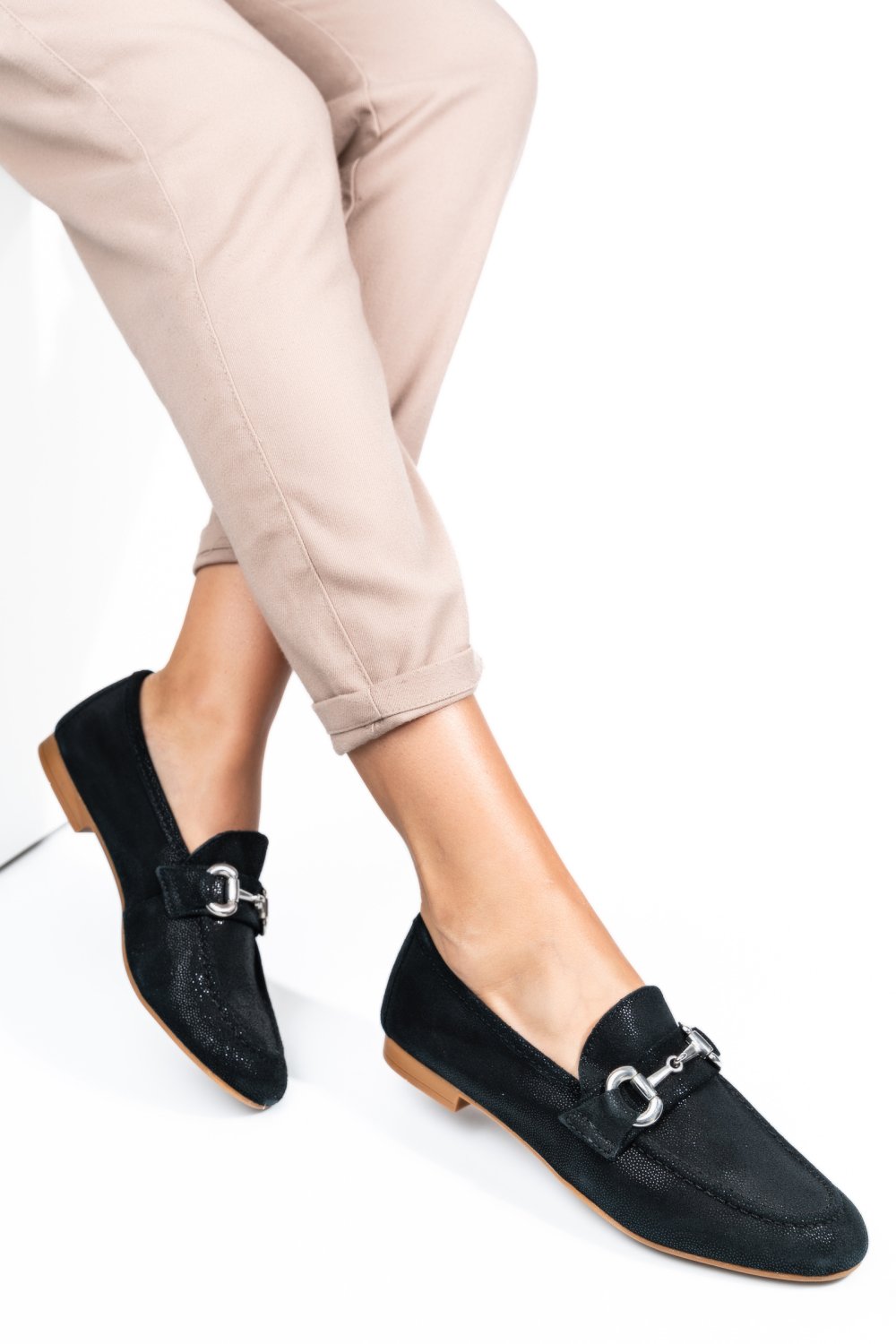 MOCASINI FEMEI PIELE NATURALA BLEUMARIN WS-263R19