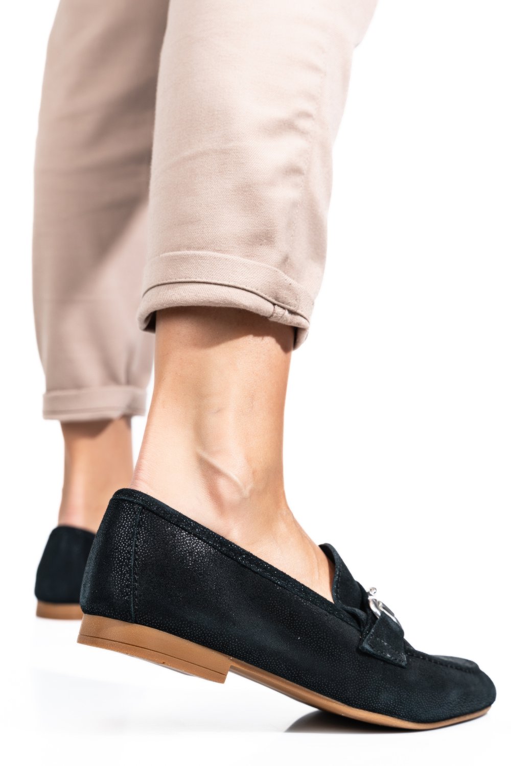 MOCASINI FEMEI PIELE NATURALA BLEUMARIN WS-263R19