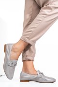 MOCASINI FEMEI PIELE NATURALA GRI WS-263R19