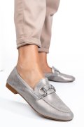 MOCASINI FEMEI PIELE NATURALA GRI WS-263R19