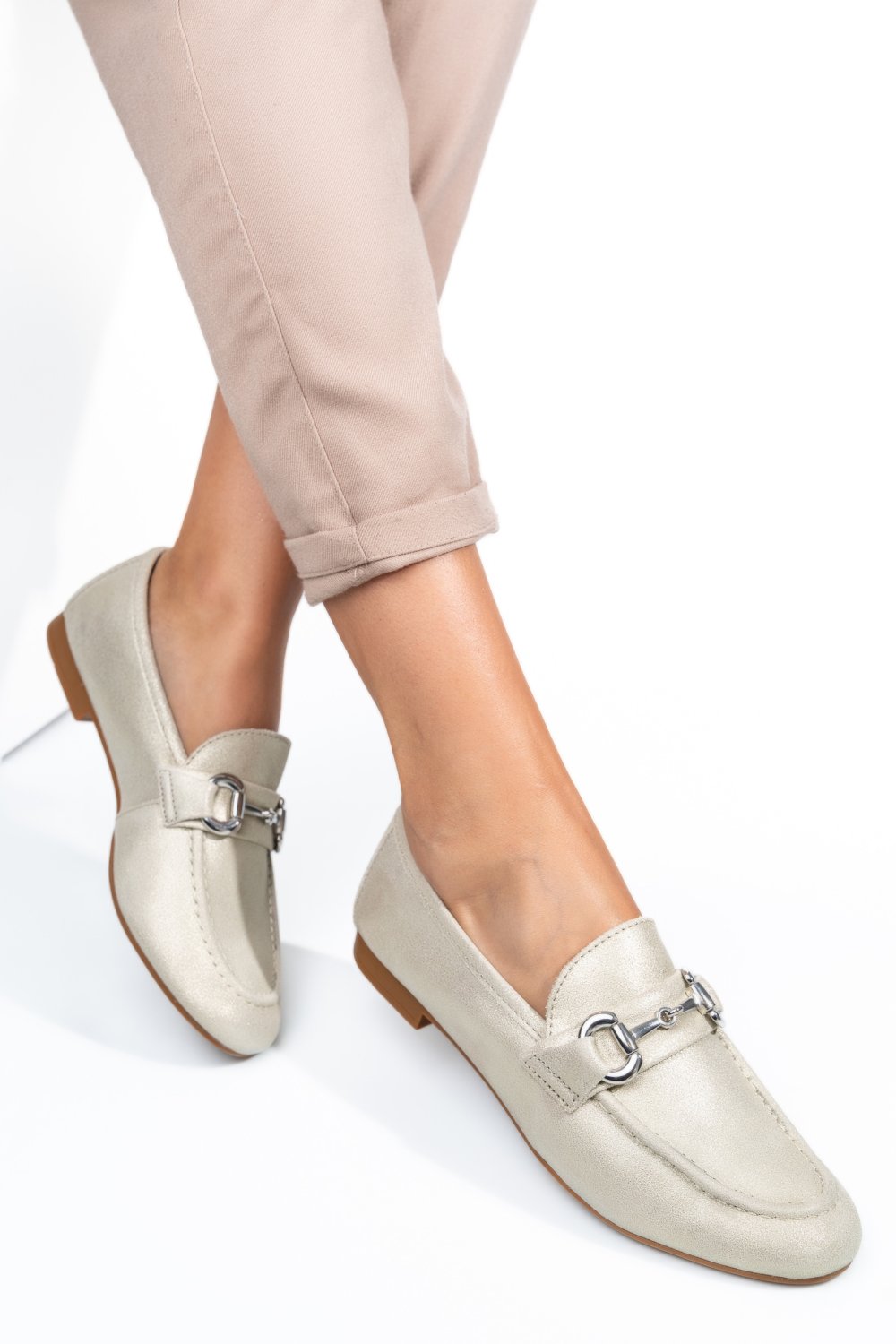 MOCASINI FEMEI PIELE NATURALA OLIVE WS-263R19