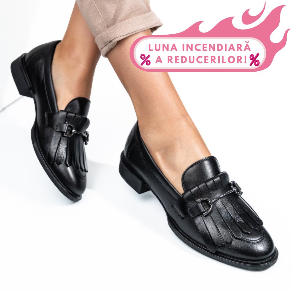 MOCASINI NEGRI PIELE NATURALA 4S7752