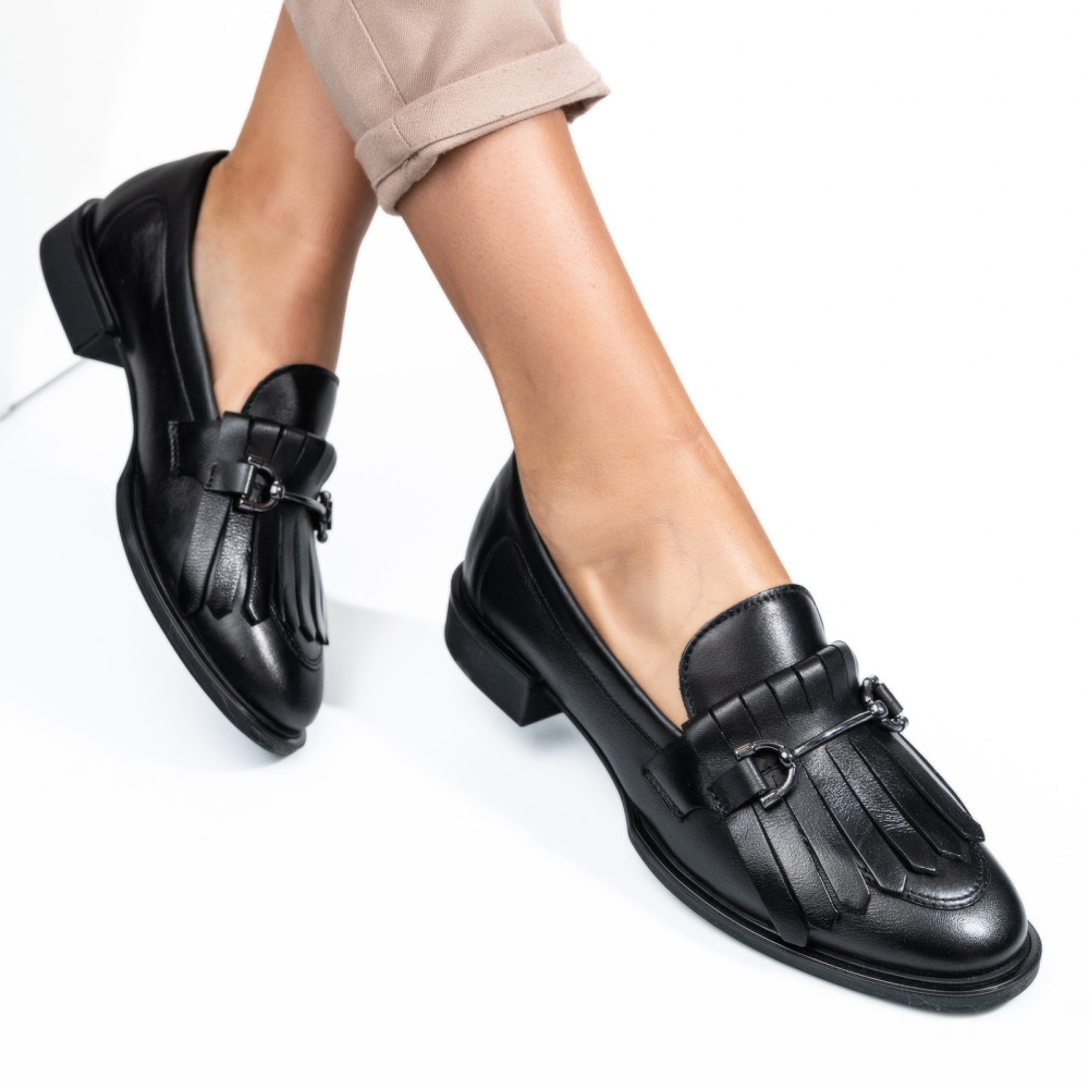 MOCASINI NEGRI PIELE NATURALA 4S7752