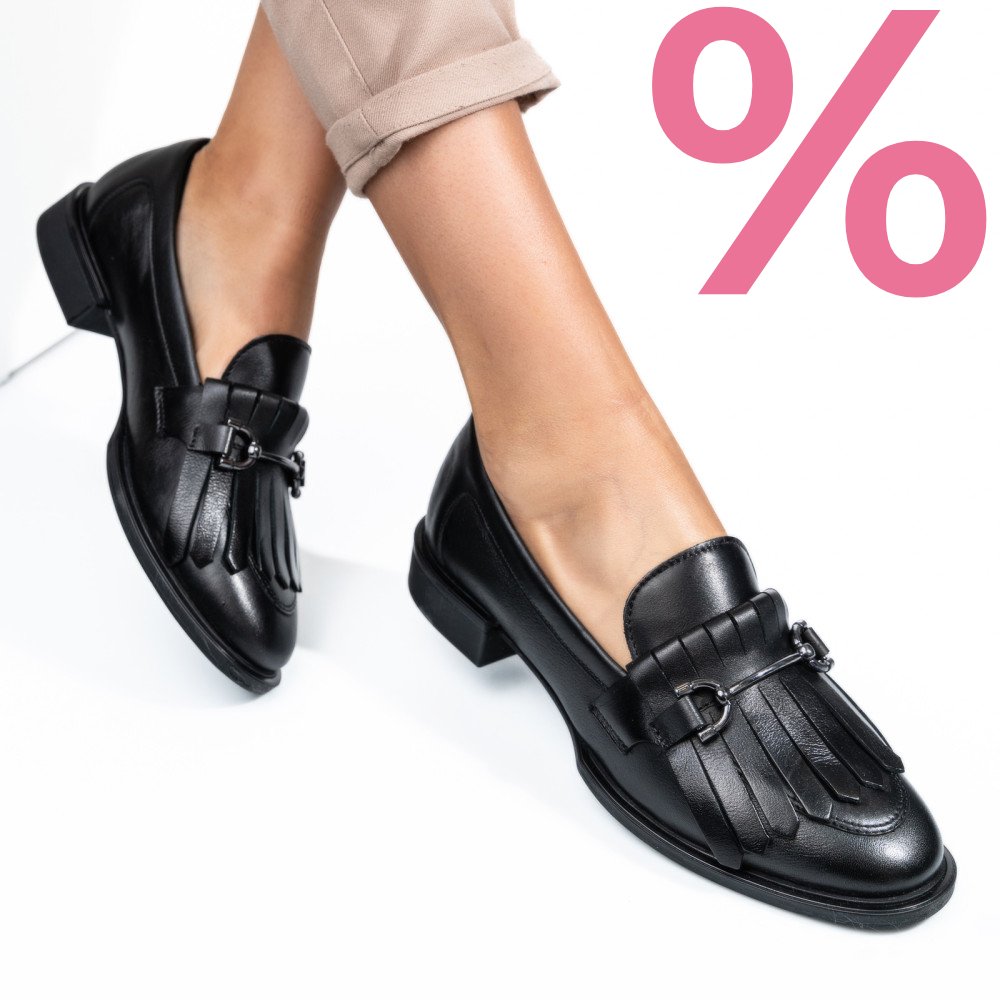 MOCASINI NEGRI PIELE NATURALA 4S7752