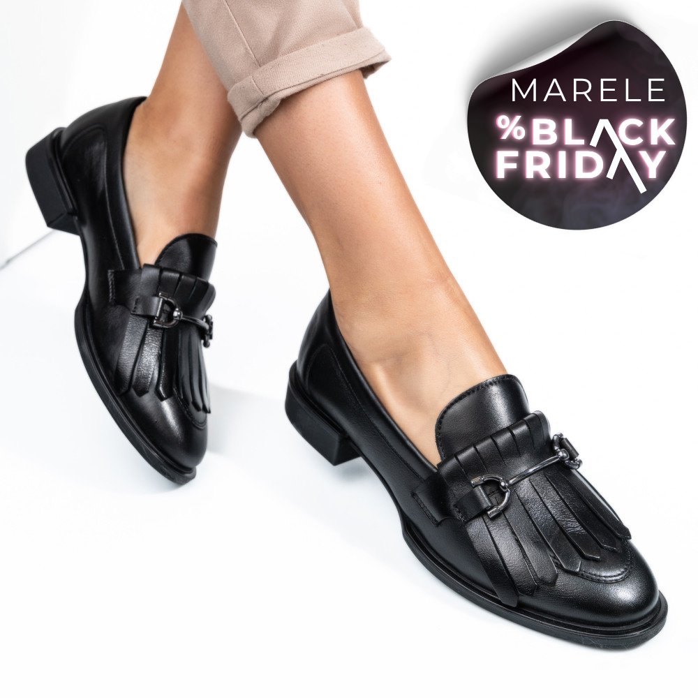 MOCASINI NEGRI PIELE NATURALA 4S7752