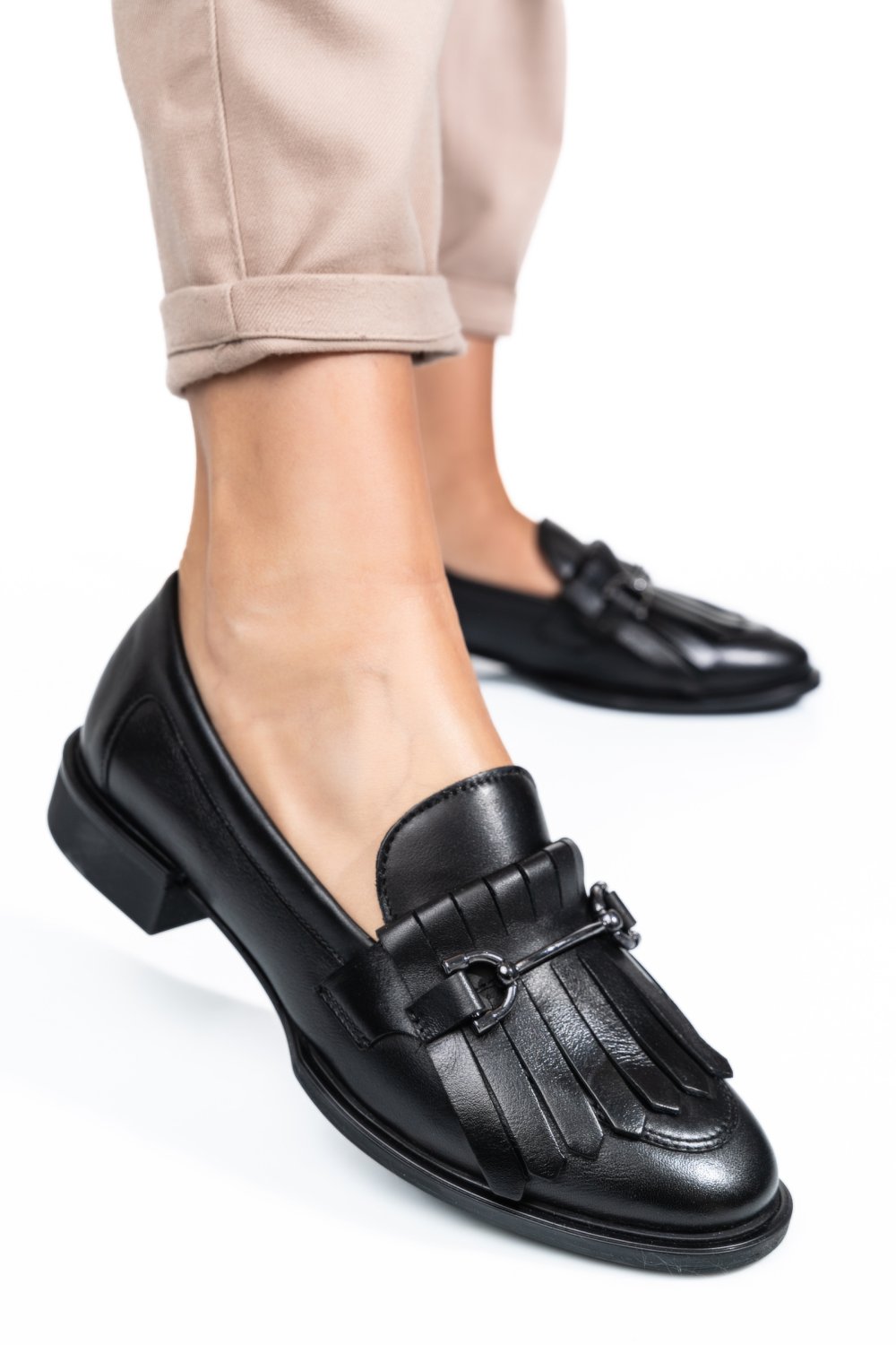 MOCASINI NEGRI PIELE NATURALA 4S7752