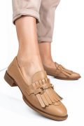 MOCASINI BEJ PIELE NATURALA 4S7752