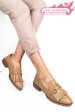 Mocasini bej piele naturala 4s7752