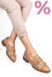 Mocasini bej piele naturala 4s7752