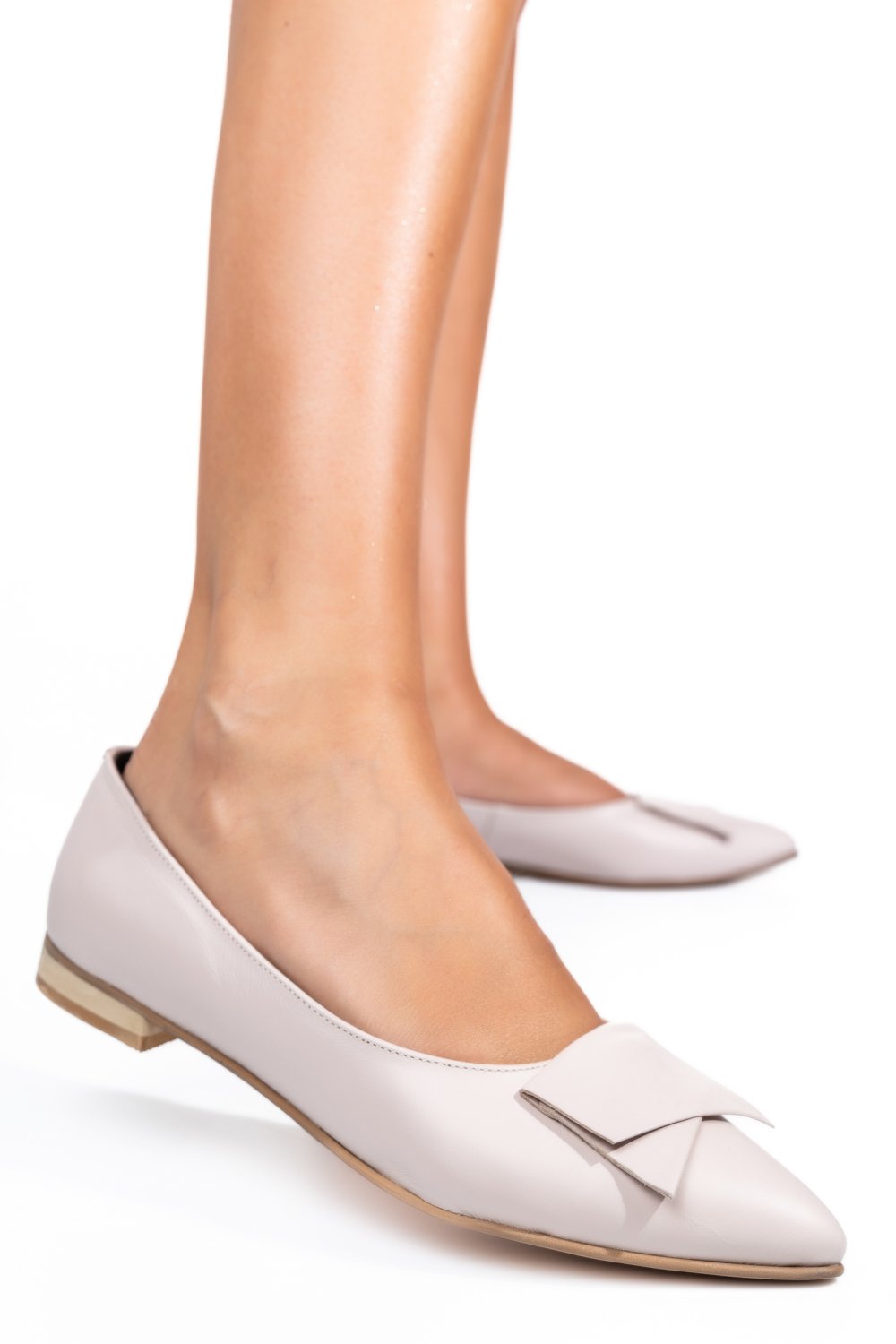 BALERINI BEJ PIELE NATURALA 3S7706
