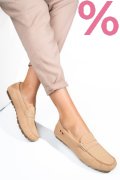 MOCASINI CAMEL PIELE NATURALA INTOARSA WM424R01