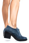 BOTINE BLEUMARIN PIELE NATURALA INTOARSA 0PC17