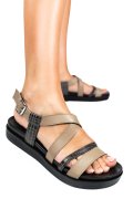SANDALE GRI PIELE NATURALA 2S777617