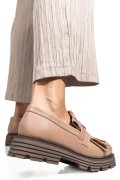 MOCASINI DAMA PIELE NATURALA ROZ 3S7795