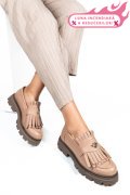 MOCASINI DAMA PIELE NATURALA ROZ 3S7795