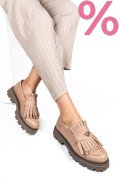 MOCASINI DAMA PIELE NATURALA ROZ 3S7795