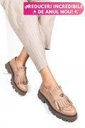 MOCASINI DAMA PIELE NATURALA ROZ 3S7795