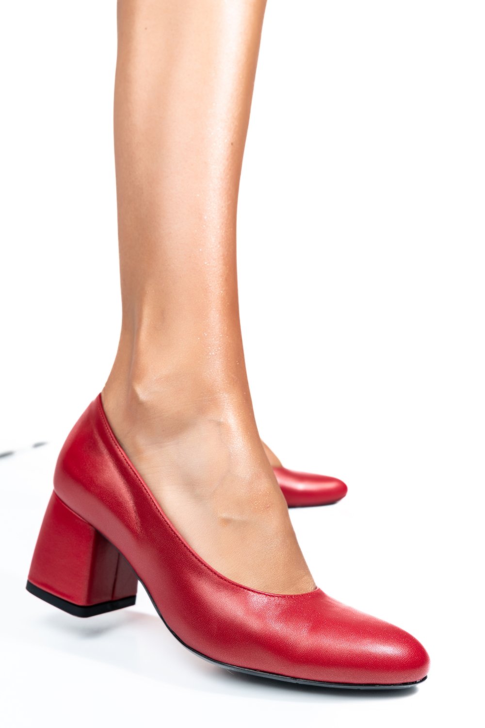 PANTOFI ROSII PIELE NATURALA 5S77600