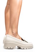 MOCASINI BEJ PIELE NATURALA 2S77110B