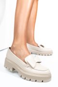 MOCASINI BEJ PIELE NATURALA 2S77110B
