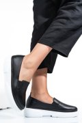 ESPADRILE NEGRE PIELE NATURALA APCKD23099-A