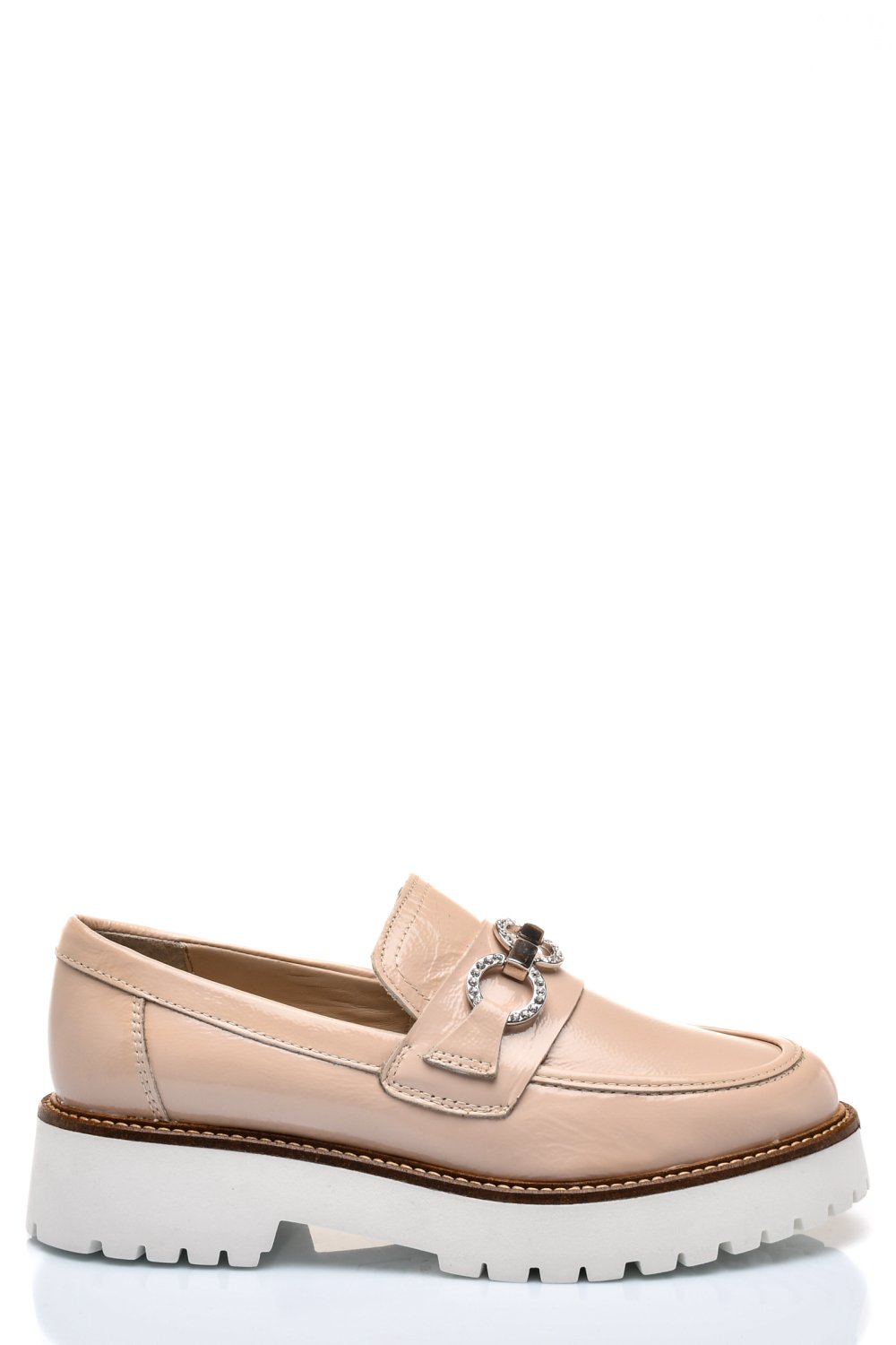 MOCASINI BEJ PIELE NATURALA LACUITA 0S777367