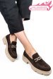 Mocasini maro piele naturala intoarsa 1s776391