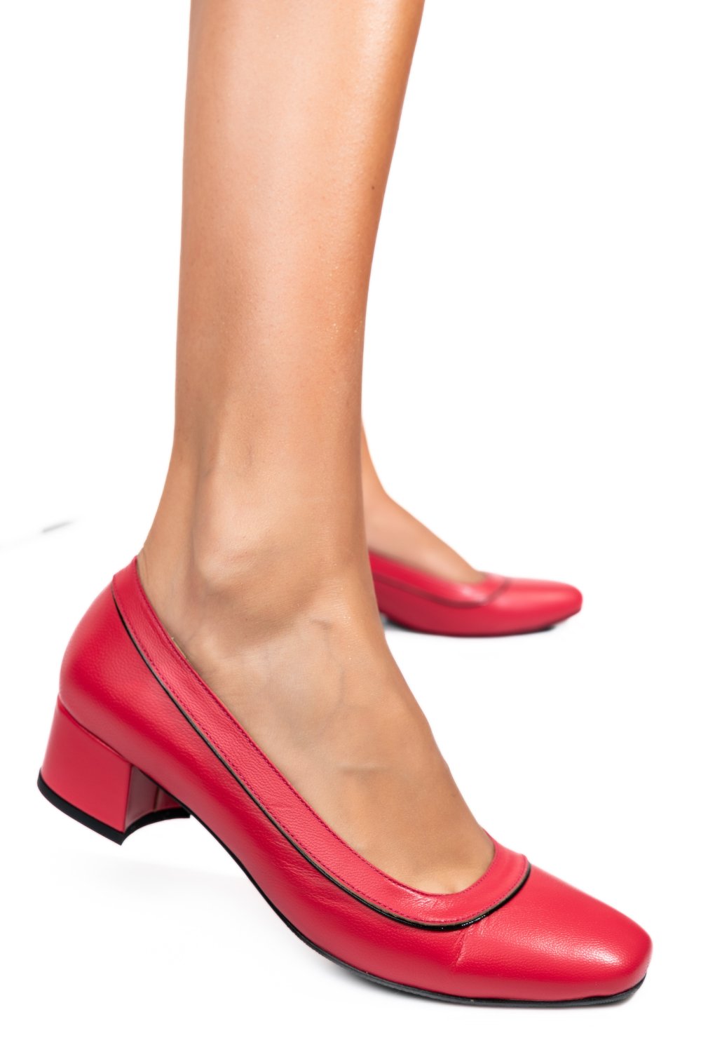 PANTOFI FUCHSIA PIELE NATURALA 1S7721ANG