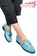 Mocasini turcoaz piele naturala 2s77110