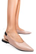 SANDALE NUDE PIELE NATURALA IAKOK320