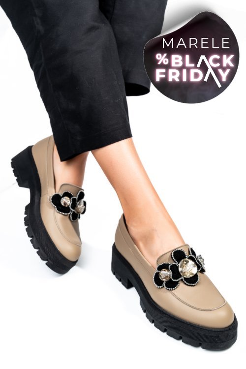 Mocasini maro piele naturala 2s7723