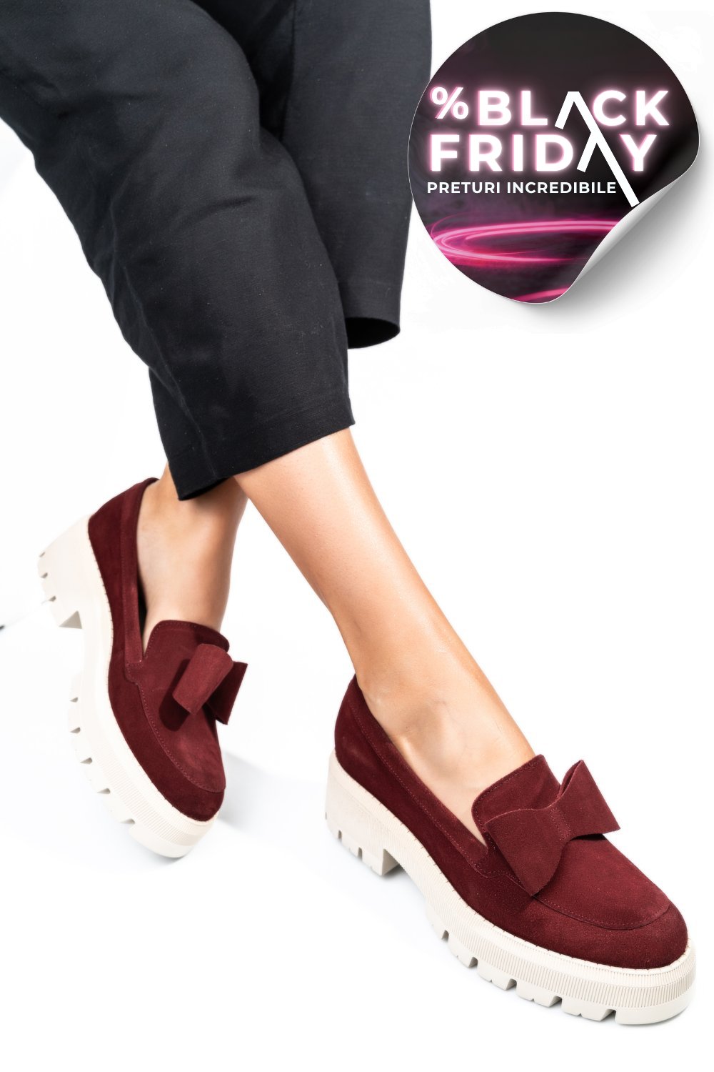 MOCASINI VISINII PIELE NATURALA INTOARSA 2S77110B