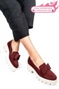 MOCASINI VISINII PIELE NATURALA INTOARSA 2S77110B
