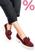 MOCASINI VISINII PIELE NATURALA INTOARSA 2S77110B