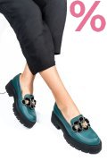 MOCASINI VERZI PIELE NATURALA 2S7723