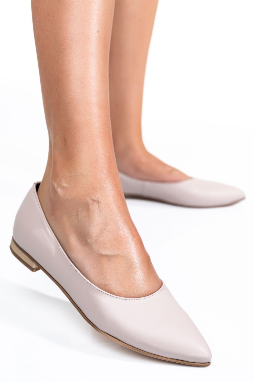 BALERINI BEJ PIELE NATURALA 3S7707