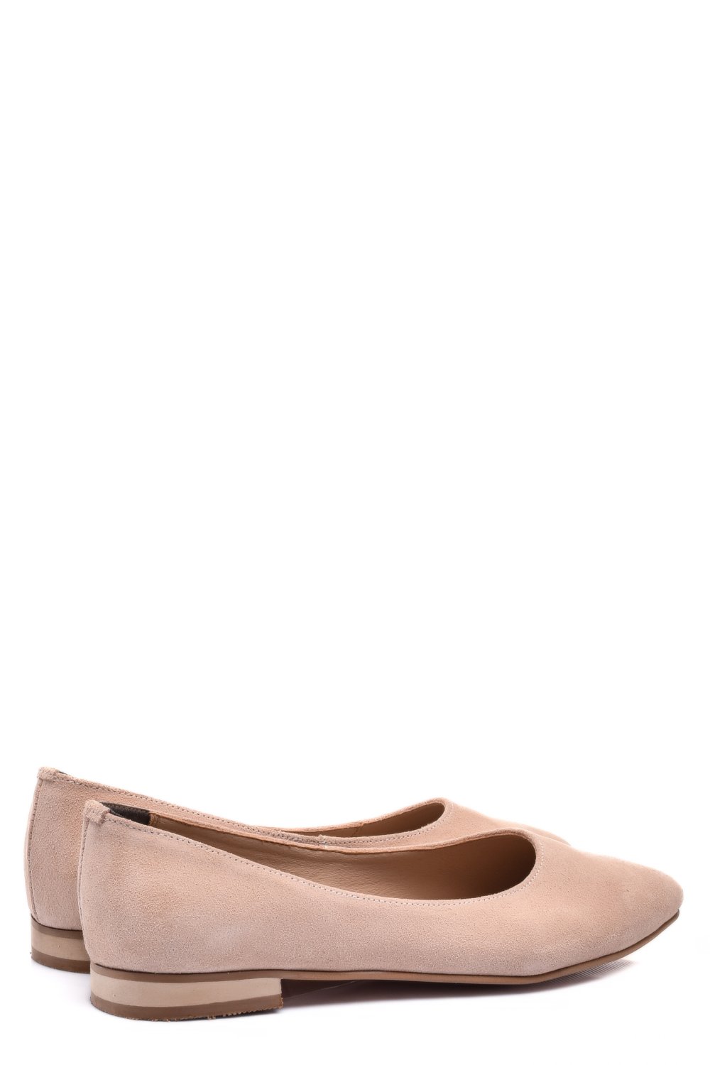 BALERINI ROZ PIELE NATURALA INTOARSA 3S7707