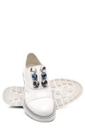 PANTOFI ALBI PIELE NATURALA CLE102411