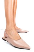 SANDALE NUDE PIELE NATURALA IAKOK233