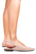 SANDALE NUDE PIELE NATURALA IAKOK233