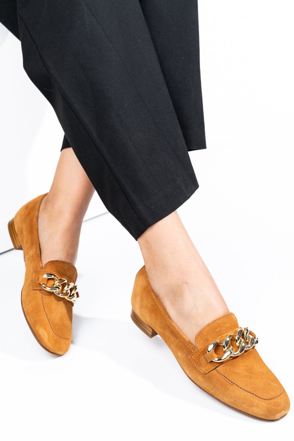 BALERINI CAMEL PIELE NATURALA INTOARSA FS77OGONY