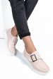 Pantofi sport roz piele naturala lacuita tsp5010
