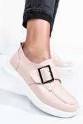 PANTOFI SPORT ROZ PIELE NATURALA LACUITA TSP5010
