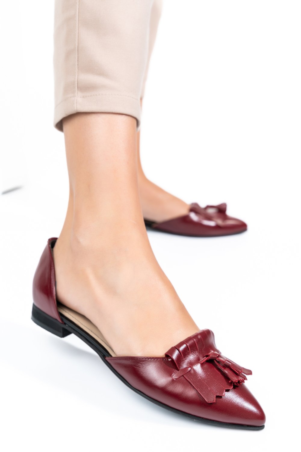 BALERINI VISINII PIELE NATURALA 3S7730